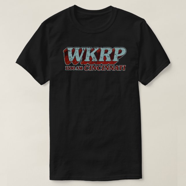 WKRP i Cincinnati Classic T-Shirt Copy (Design framsida)