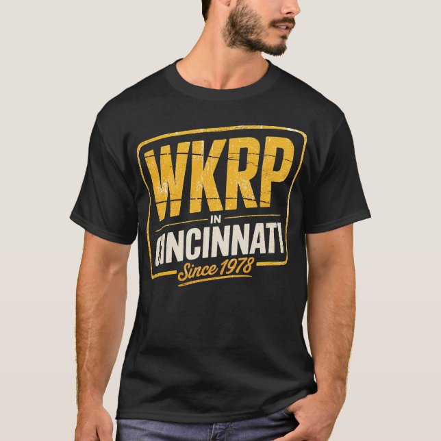 WKRP i Cincinnati - sedan 1978 T Shirt (Framsida)