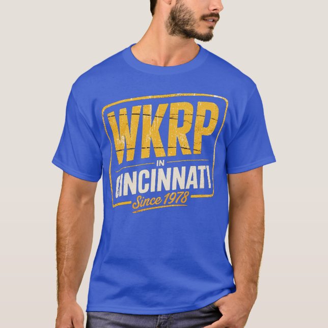 WKRP i Cincinnati - sedan 1978 T Shirt (Framsida)