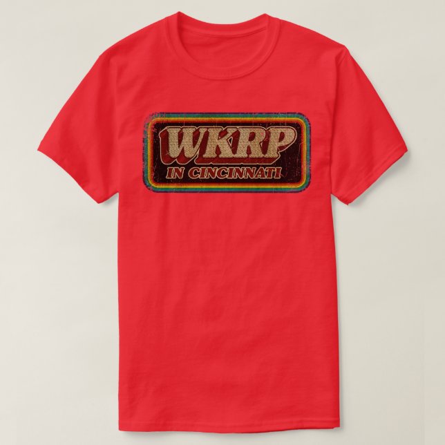 WKRP I CINCINNATI T SHIRT (Design framsida)