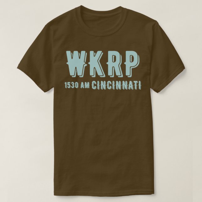 WKRP i Cincinnati T Shirt (Design framsida)