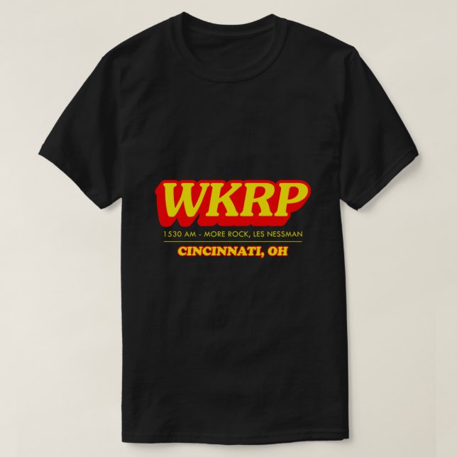 WKRP logo Classic T-Shirt (Design framsida)