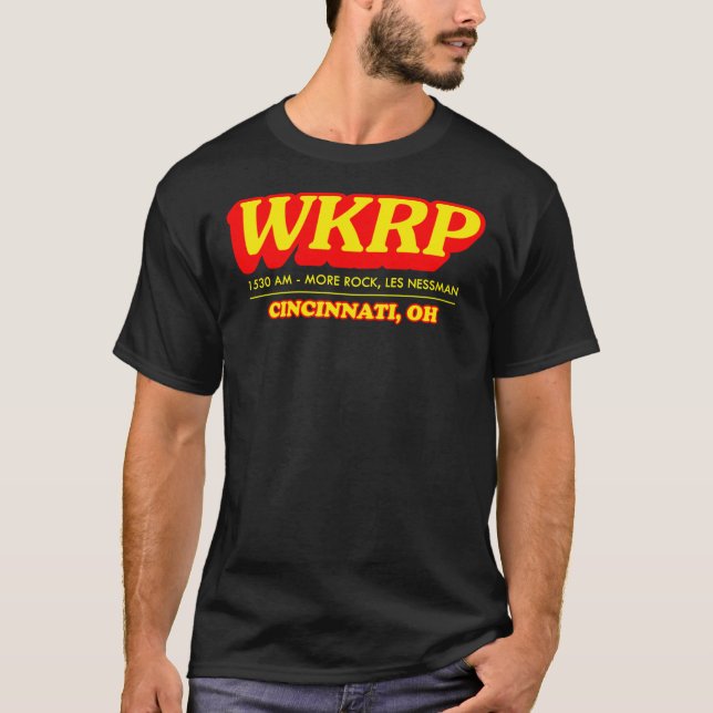 WKRP logotyp Classic T-Shirt (Framsida)