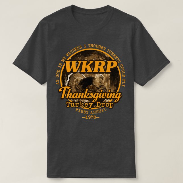 WKRP Turkiet-släpp T Shirt (Design framsida)
