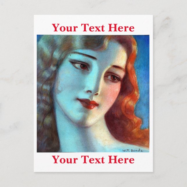 Wladyslaw Theodore Benda Helg Vykort (Framsida)