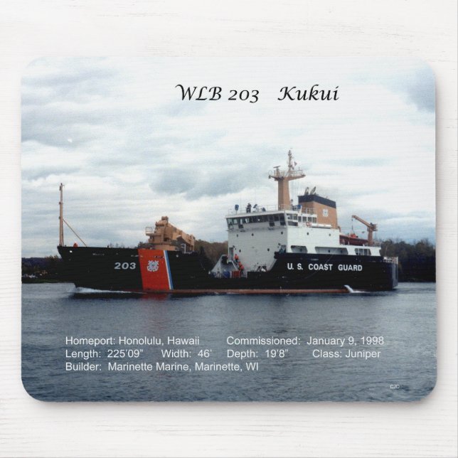 WLB 203 Kukui mousepad Musmatta (Framsidan)