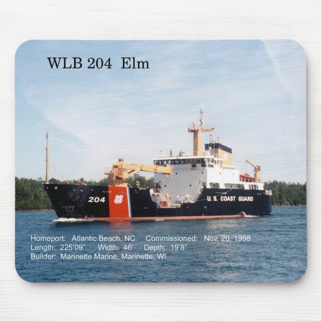 WLB 204 Elm mousepad Musmatta (Framsidan)