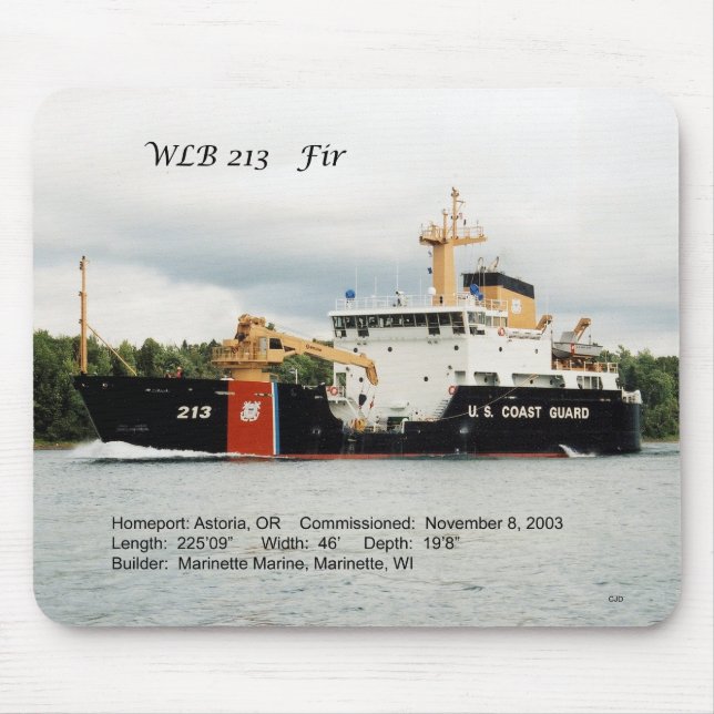 WLB 213 Fir mousepad Musmatta (Framsidan)