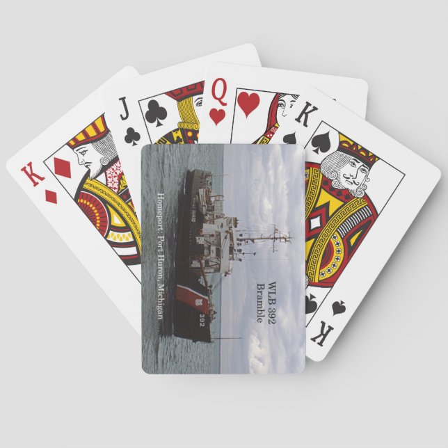 WLB 392 Bramble-kort Spelkort (Baksidan)