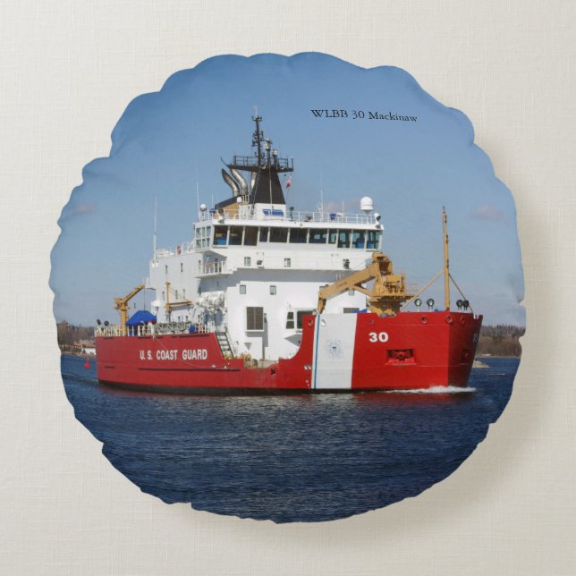 WLBB 30 Mackinaw rund kudde (Framsidan)