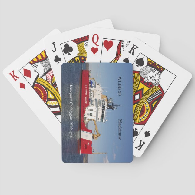 WLBB 30 Mackinaw-spelkort Casinokort (Baksidan)