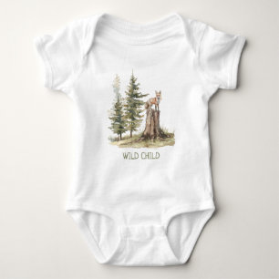 WLD CHILD Forest Woodland Fox T Shirt