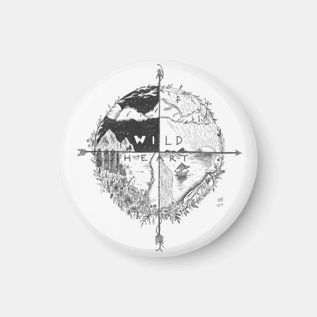 Wlid Heart Magnet (Framsidan)