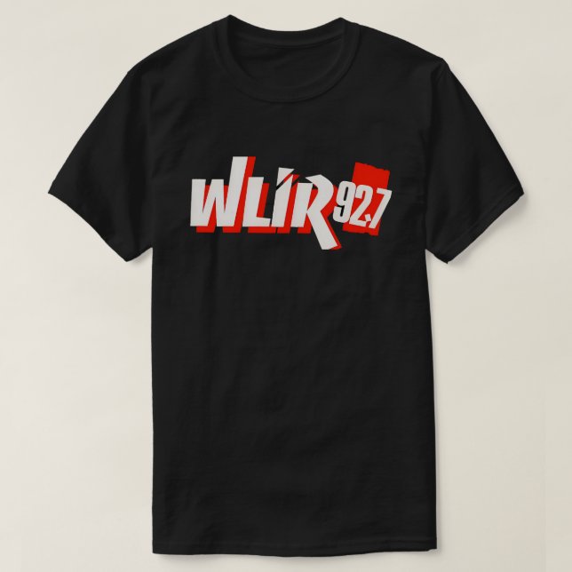 Wlir 92.7 Radio station T Shirt (Design framsida)