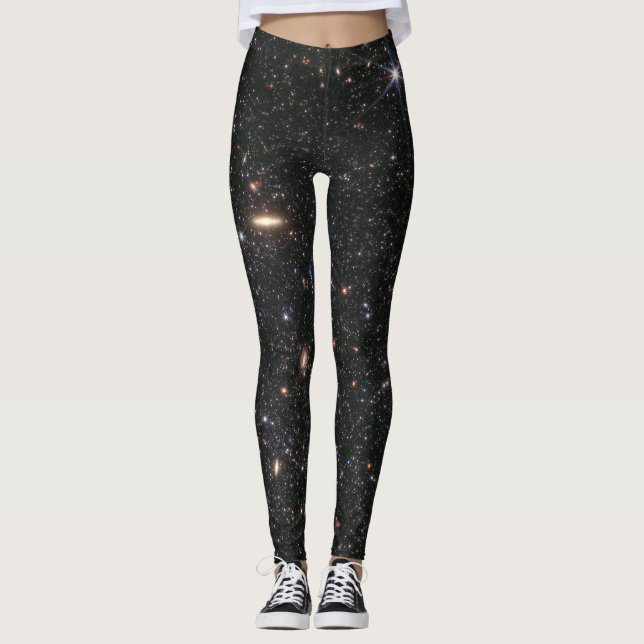 WLM Dwarf Galaxy | JWST | Rymdforskning Leggings (Framsida)
