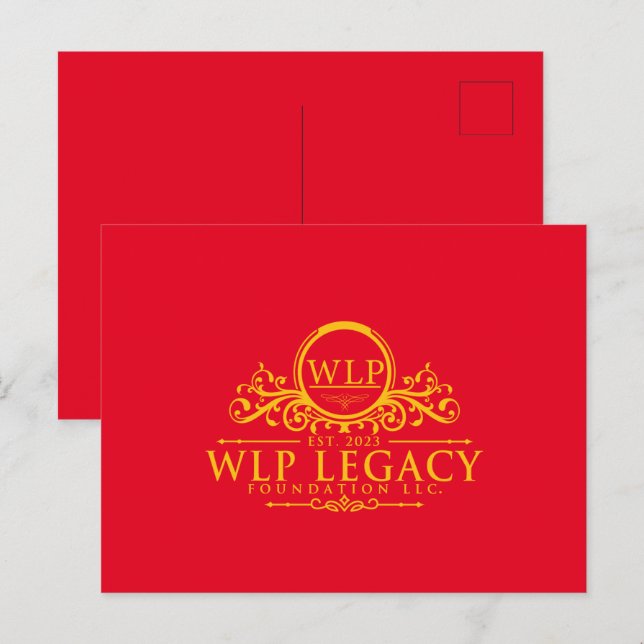 WLP Legacy Foundation LLC-vykort Vykort (Fram/baksida)