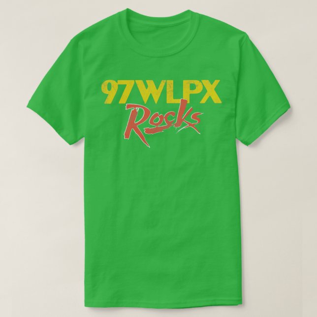 WLPX Milwaukee Wisconsin 70 s Radio Station T Shirt (Design framsida)