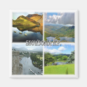 WLS008 SNOWDONIA nationalpark, Europa, Fridge Magnet