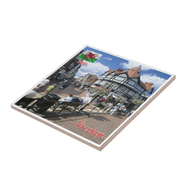 WLS009 WREXHAM, Wales Kakelplatta (Sidan)