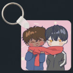 WLU Chibi Keychain Nyckelring<br><div class="desc">Cute cuddles from Kenta and James!</div>