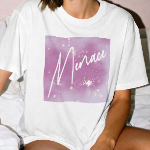 WLW Lavendel Menace Lesbisk Subtil Sapfisk T Shirt