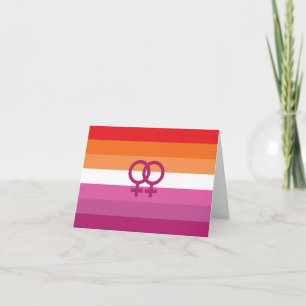 WLW Lesbisk Prideflagga Meddelande
