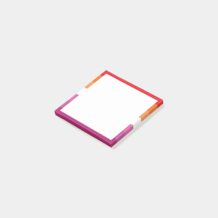 WLW Lesbisk Prideflagga Post-it Block