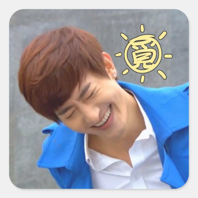 WLWI-dekal Fyrkantigt Klistermärke (Framsida)