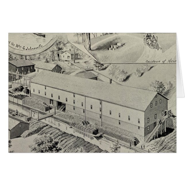 Wm G Johnson Co Hälsningskort (Framsidan Horizontal)