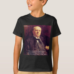 Wm James "Liv Vägt Att Leva" Visdoms Citat Gåvor T Shirt