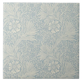 WM Morris Blue Marigold Repro Arts+Crafts Tile Kakelplatta