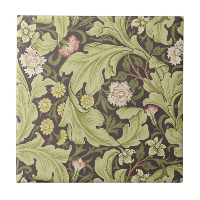 WM Morris Leicester Kakelplatta (Framsidan)