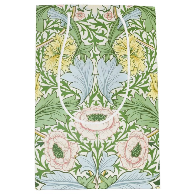 Wm Morris Myrtle Blommig Art Nouveau Ljus (Framsidan)