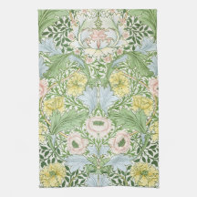 Wm Morris Myrtle Blommig Art Nouveau Ljus