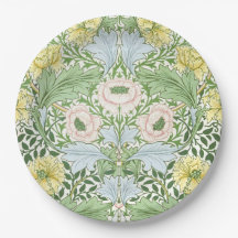 Wm Morris Myrtle Floral Art Nouveau Ljus
