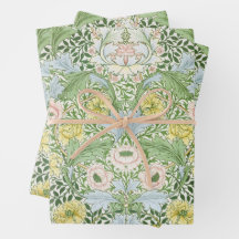 Wm Morris Myrtle Floral Art Nouveau Ljus