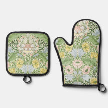 Wm Morris Myrtle Floral Art Nouveau Ljus