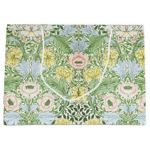 Wm Morris Myrtle Floral Art Nouveau Ljus