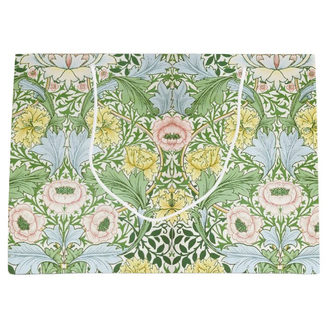 Wm Morris Myrtle Floral Art Nouveau Ljus (Framsidan)