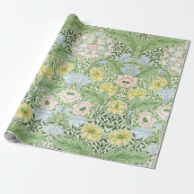 Wm Morris Myrtle Floral Art Nouveau Ljus