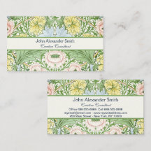Wm Morris Myrtle Floral Art Nouveau Ljus