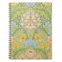Wm Morris Myrtle Floral Art Nouveau Pastell