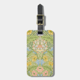 Wm Morris Myrtle Floral Art Nouveau Pastell Bagagebricka