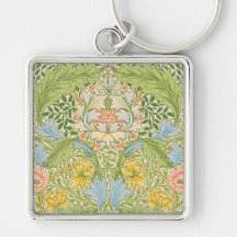 Wm Morris Myrtle Floral Art Nouveau Pastell