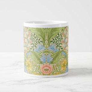 Wm Morris Myrtle Floral Art Nouveau Pastell Jumbo Mugg
