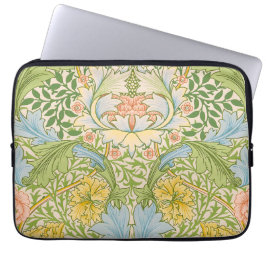 Wm Morris Myrtle Floral Art Nouveau Pastell Laptop Fodral