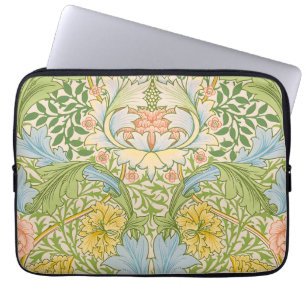 Wm Morris Myrtle Floral Art Nouveau Pastell Laptop Fodral