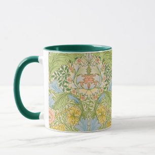 Wm Morris Myrtle Floral Art Nouveau Pastell Mugg