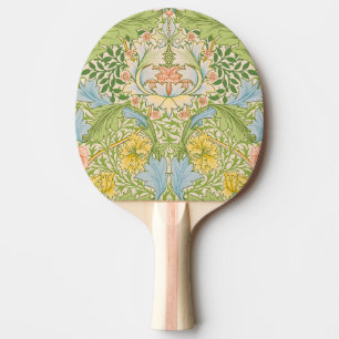 Wm Morris Myrtle Floral Art Nouveau Pastell Pingisracket