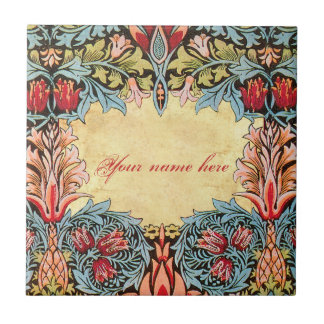 Wm Morris Pre-Raphaelite Anpassade Tile Kakelplatta